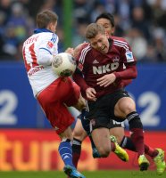 Fussball, 1. Bundesliga  Saison 2013/2014: Hamburger SV - 1. FC Nuernberg