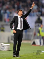 FUSSBALL SERIE A:  Trainer Luis Enrique (AS Rom)