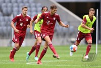 Fussball 1. Bundesliga Saison 21/22: Teampraesentation FC Bayern Muenchen