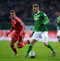 Fussball  1. Bundesliga  13/14: SV Werder Bremen - FC Bayern Muenchen