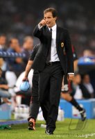 FUSSBALL SERIE A:  Trainer Massimiliano Allegri (AC Mailand)