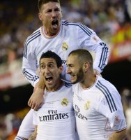 FUSSBALL International COPA DEL REY 13/14:  JUBEL Angel Di Maria (Real Madrid)