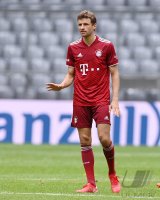 Fussball 1. Bundesliga Saison 21/22: Teampraesentation FC Bayern Muenchen