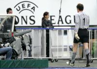 Fussball International: Champions League Finale, Lehmann enttaeuscht