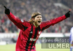 Fussball UCL: Leverkusen - Kiew, Jubel VORONIN