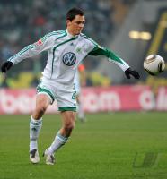 FUSSBALL, 1. BUNDESLIGA, 19. Spieltag: Wolfsburg, SCHAEFER Einzelaktion