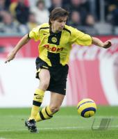 Fussball 1. Bundesliga: BVB, SMOLAREK Einzelaktion am Ball