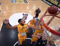 Basketball 1. Bundesliga 14/15 Hauptrunde:  Walter Tigers Tuebingen - Telekom Baskets Bonn