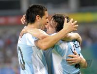 FUSSBALL  Olympia 2008  Peking  Vorrunde Argentinien - Australien