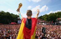 Ankunft der Deutschen Nationalmannschaft in Berlin nach dem Gewinn der Weltmeisterschaft 2014
