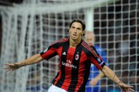 Fussball Champions League  Saison 2010/2011:  Zlatan Ibrahimovic (AC Mailand)