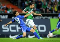 Fussball 1. Bundesliga Saison 2010/2011: Bremen - Wolfsburg