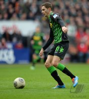 Fussball, 1. Bundesliga  Saison 2013/2014: SV Werder Bremen - Borussia Moenchengladbach