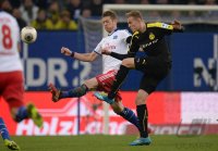 Fussball, 1. Bundesliga  Saison 2013/2014: Hamburger SV - Borussia Dortmund