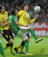 Fussball 1. Bundesliga, Saison 2011/2012:  SV Werder Bremen - Borussia Dortmund