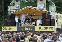 FUSBALL  Meistertrainer Klopp  (BVB Dortmund)  beim Empfang im Heimatort  Glatten