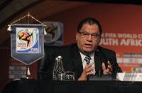 FUSSBALL WM 2010   Abschluss PK   Danny Jordaan (RSA)