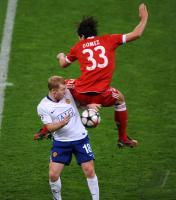 FUSSBALL  International CHL 09/10 : FC Bayern  Muenchen  - Manu