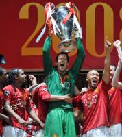 Fussball CHL  FINALE 2008 JUBEL Mancherster United