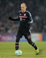 Fussball CHL  Saison 2011/2012:  Arjen Robben (FC Bayern Muenchen)