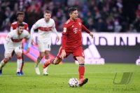 Fussball 1. Bundesliga Saison 18/19: FC Bayern Muenchen - VfB Stuttgart