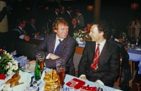 Fussball 50. Geburtstag Latek:  Maier, Beckenbauer