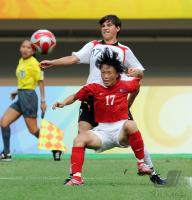 FUSSBALL  Olympia 2008   Vorrunde  Frauen  Nord Korea