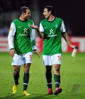FUSSBALL, EUROPA LEAGUE SECHZEHNTELFINALE: Werder Bremen, ABDENNOUR, PIZARRO