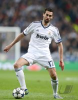 FUSSBALL INTERNATIONAL CHL ACHTELFINALE 12/13:  Alvaro Arbeloa (Real Madrid)