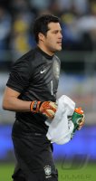 Fussball International  Testspiel:  Torwart JULIO CESAR (Brasilien)