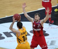 Basketball 1. Bundesliga 16/17 Hauptrunde: Walter Tigers Tuebingen - FC Bayern Muenchen