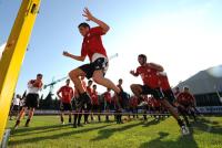 Fussball 1. Bundesliga: Training beim FC Bayern Muenchen