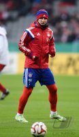 Fussball DFB Pokal Achtelfinale 14/15: Bastian Schweinsteiger (FC Bayern Muenchen)
