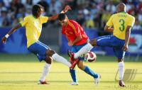 Fussball International  U 20 WM  Achtelfinale Spanien - Brasilien