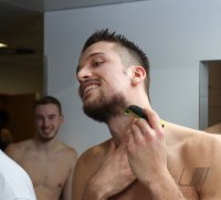 Volleyball 1. Bundesliga: Movember Aktion des TV Rottenburg  06.11.2019