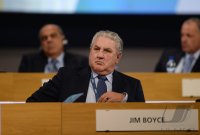 FUSSBALL 63. FIFA  Kongress auf Mauritius 2013: Vizepraesident Jim BOYCE (Nordirland, FIFA-Exekutivkomitee)