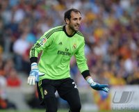 FUSSBALL Primera Division 13/14: Torwart Diego Lopez (Real Madrid)