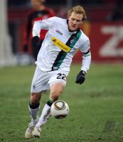 FUSSBALL, 1. BUNDESLIGA, 17. Spieltag: Moenchengladbach, LEVELS Einzelaktion