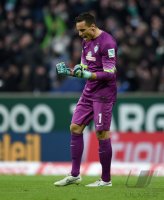 Fussball, 1. Bundesliga  Saison 2014/2015: SV Werder Bremen - VfL Wolfsburg