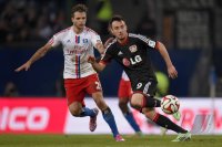 Fussball, 1. Bundesliga  Saison 2014/2015: Hamburger SV - Bayer 04 Leverkusen