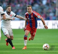 Fussball 1. Bundesliga Saison 14/15: FC Bayern Muenchen - Eintracht Frankfurt
