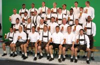 1. Fussball Bundesliga :  Teamfoto FC Bayern Muenchen