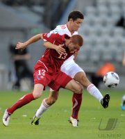 Fussball U21-Europameisterschaft 2011: Marcel Gecov (li, Tschechische Republik) gegen Ander Herrera (re, Spanien)