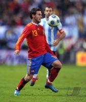 Fussball Nationalmannschaft : Spanien - Argentinien