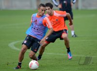 Fussball 1. Bundesliga :  Training beim FC Bayern Muenchen