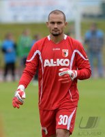 FUSSBALL 1. Bundesliga 2013/2014: Torwart Mohamed Amsif (FC Augsburg)