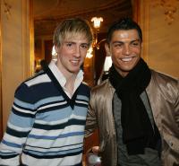 FIFA  World Player Gala  2008: TORRES (ESP) und RONALDO (POR)