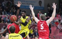 Basketball 2. Bundesliga  19/20: Tigers Tuebingen - Bayer Giants Leverkusen