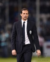 Fussball Supercoppa Italia Finale 2014 in Doha: Trainer Massimiliano Allegri (Juventus Turin)