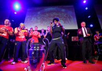 Fussball Champions League Finale 2013: Bankett des FC Bayern Muenchen nach dem Gewinn des Champions League Finales 2013